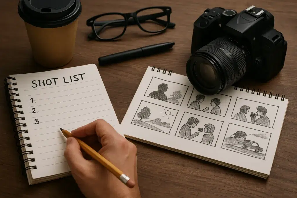 photo shoot shot list