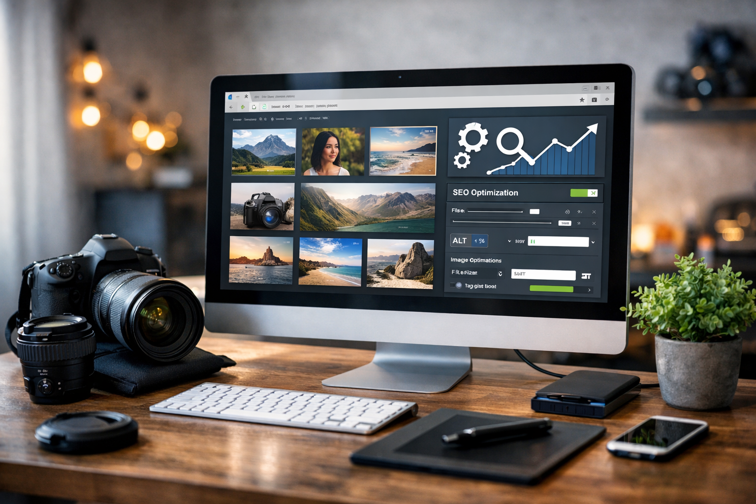 How to optimize photography website images for SEO in 2026